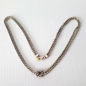 David Yurman Double Chain Knot Necklace